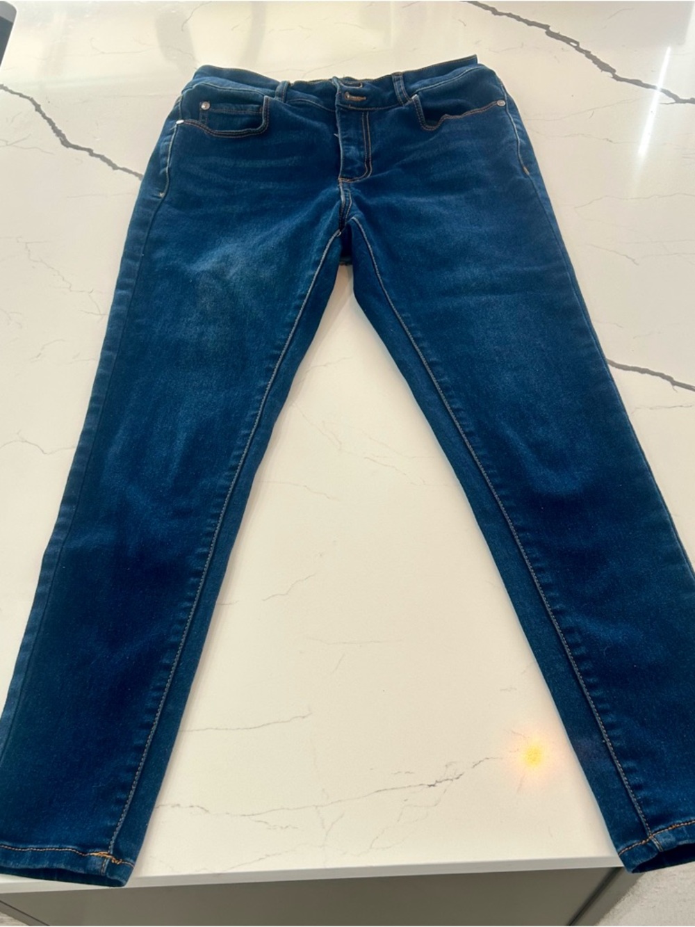 Tahari Women's Dark Blue Skinny Jeans 4/27